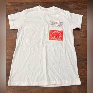 NWOT Marvel CV Los Angeles LA-CA Size Small White T-shirt Spiderman